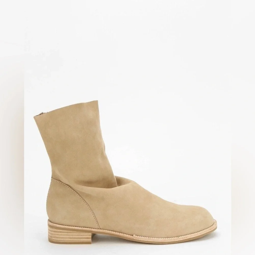 Jeffrey Campbell Ponce slouch anklet‎ boots nobuck booties size 10